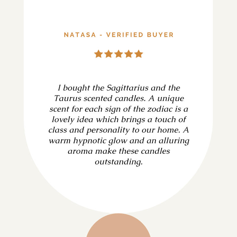 Sagittarius Zodiac Candle | Astrology Candles | Luna London Scented Candles