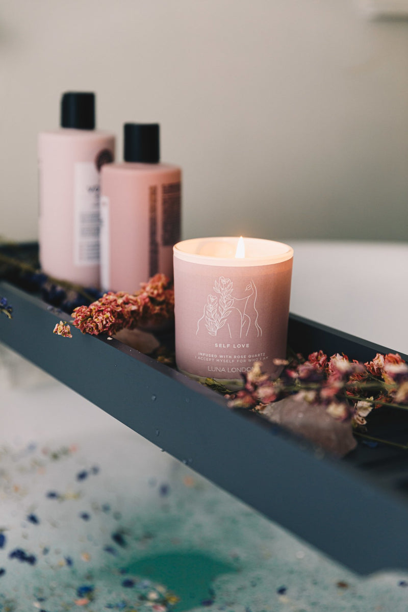 Scented Meditation Candle in Self Love | Luna London Meditation Candles