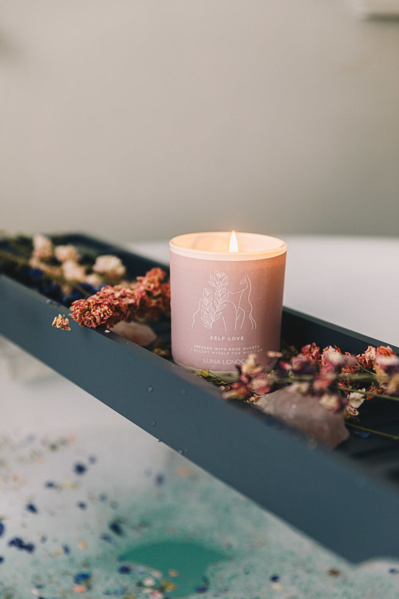 Scented Meditation Candle in Self Love | Luna London Meditation Candles