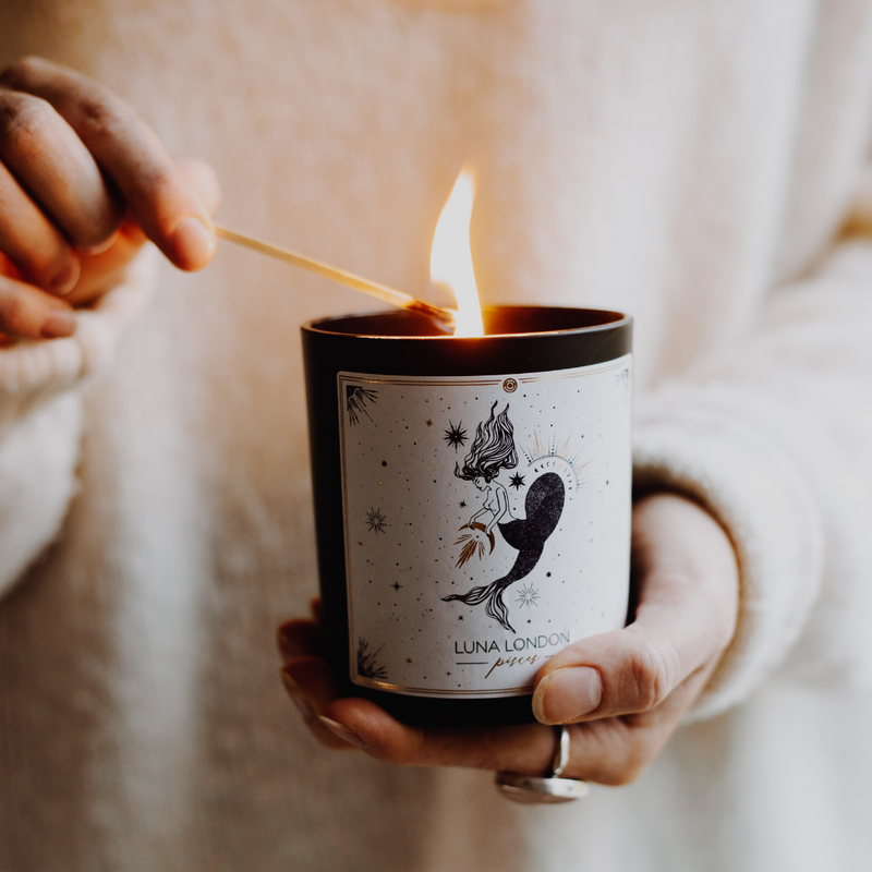 Pisces Zodiac Candle | Astrology Candles | Luna London Scented Candles