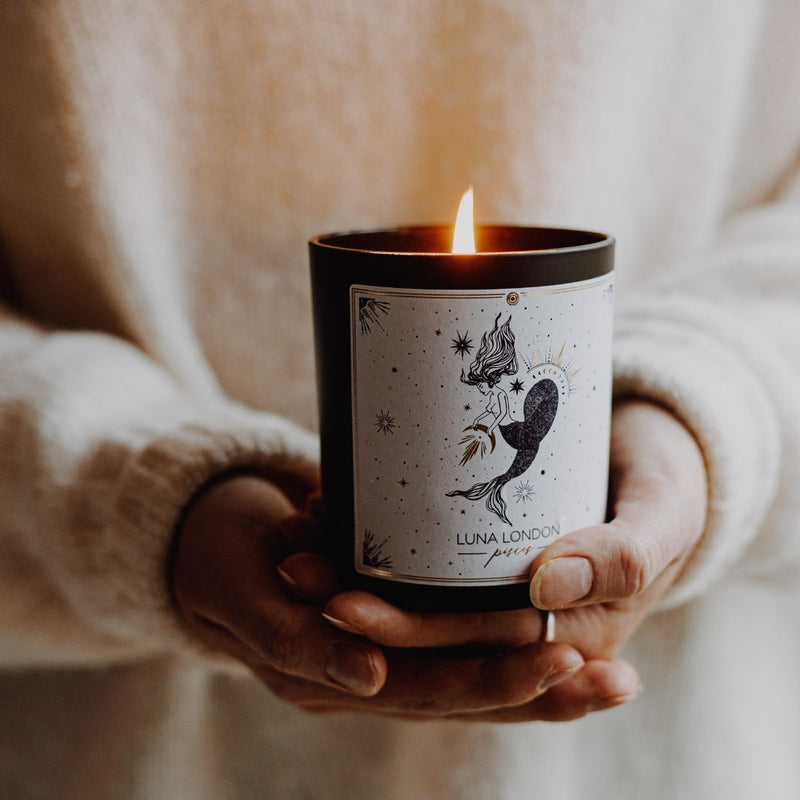 Pisces Zodiac Candle | Astrology Candles | Luna London Scented Candles