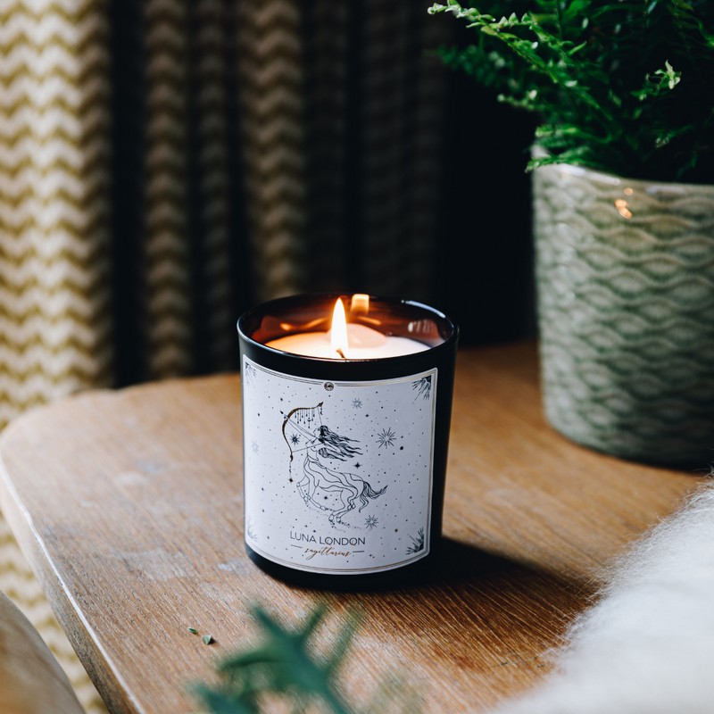 Sagittarius Zodiac Candle | Astrology Candles | Luna London Scented Candles
