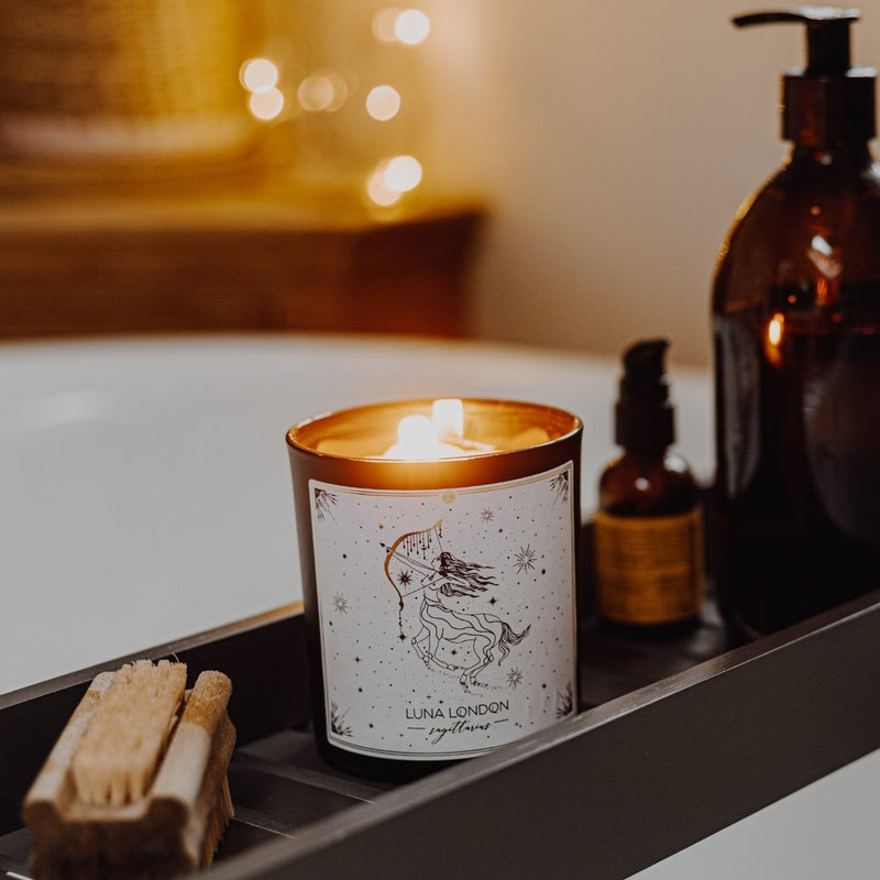 Sagittarius Zodiac Candle | Astrology Candles | Luna London Scented Candles