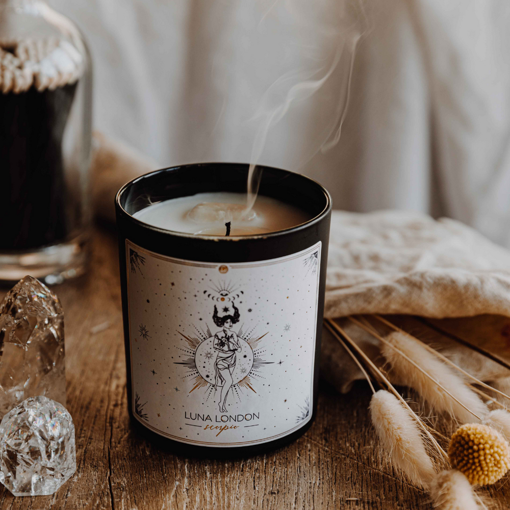 Scorpio Zodiac Candle | Astrology Candles | Luna London Scented