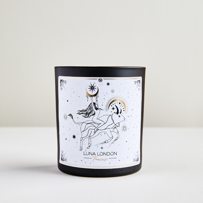 Taurus Zodiac Candle | Astrology Candles | Luna London Scented Candles